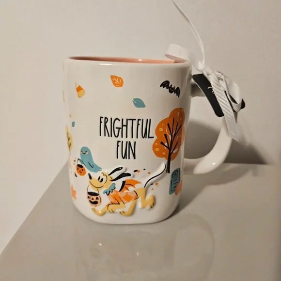 Rae Dunn X Disney FRIGHTFUL FUN Pluto Halloween Mug New - Picture 1 of 3
